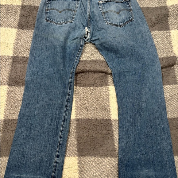 Levi's Men's Straight Blue Jeans - Picture 2 of 5